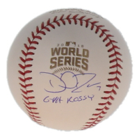 David Ross Signed OML 2016 World Series Logo Baseball Inscribed "GPA Rossy" (Schwartz) at PristineAuction.com