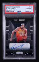 Rudy Gobert 2019-20 Panini Prizm Signatures #45 (PSA 10) at PristineAuction.com