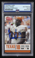 Vince Young Signed 2006 Aspire #3 RC (PSA) at PristineAuction.com