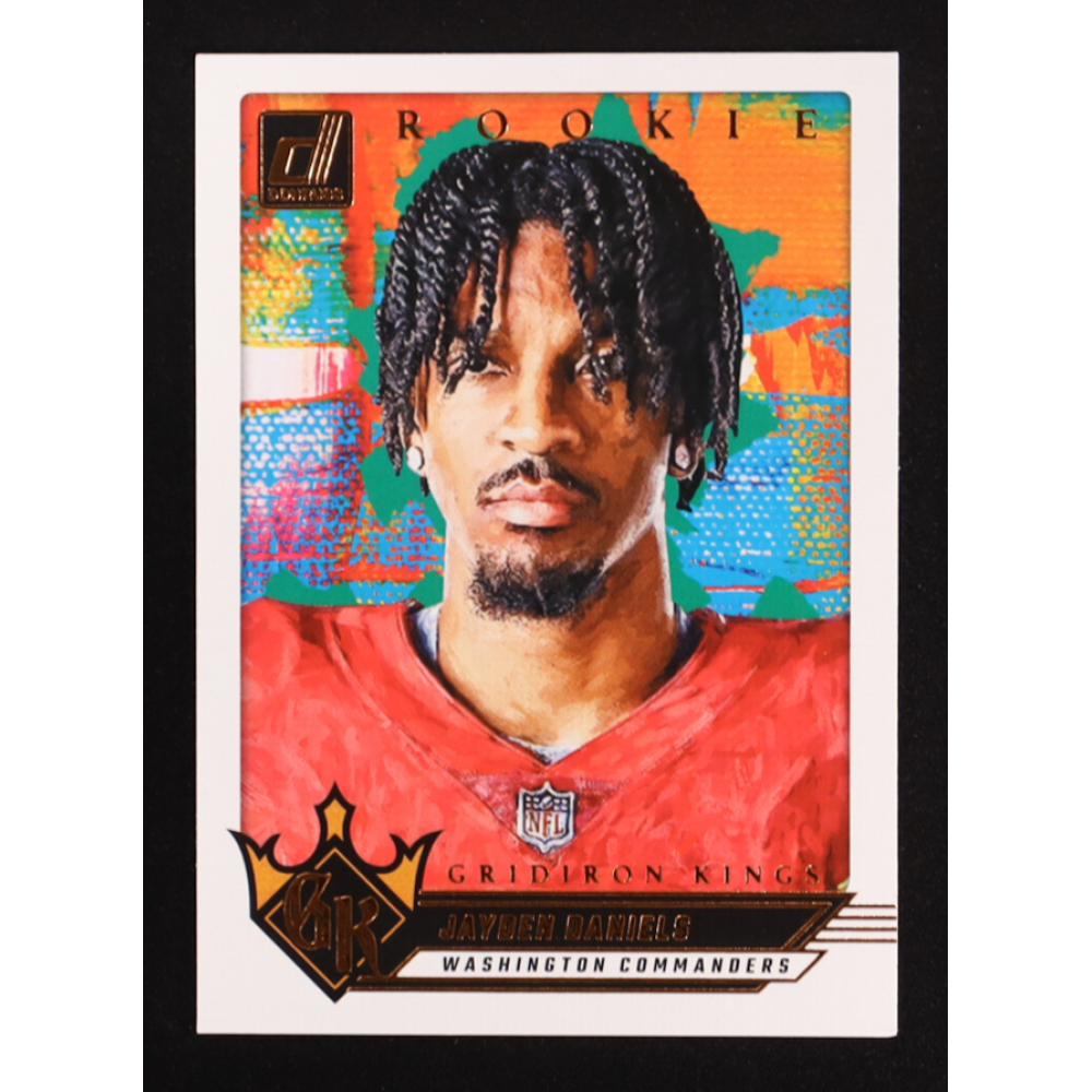 Jayden Daniels 2024 Donruss Rookie Gridiron Kings #1 RC at PristineAuction.com