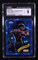 Killmonger 2025 Topps Chrome Sapphire Edition Marvel #34 (CGC 9) at PristineAuction.com