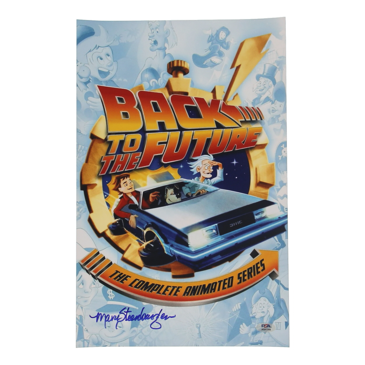 Mary Steenburgen Signed "Back to the Future: The Complete Animated Series" 11x17 Poster (PSA) at PristineAuction.com Mary Steenburgen Signed "Back to the Future: The Complete Animated Series" 11x17 Poster (PSA) at PristineAuction.com