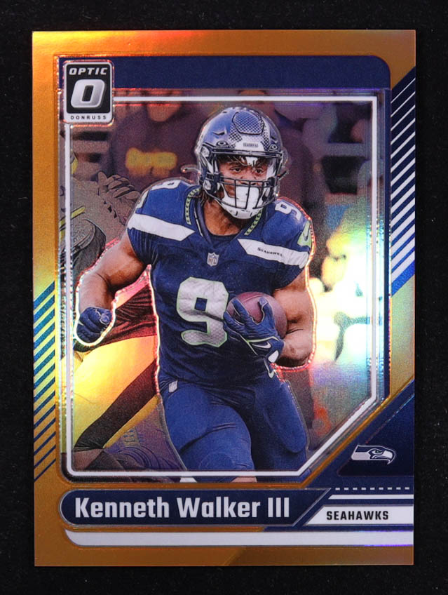 Kenneth Walker III 2024 Donruss Optic Orange #178 #025/249 at PristineAuction.com Kenneth Walker III 2024 Donruss Optic Orange #178 #025/249 at PristineAuction.com