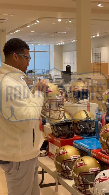Jameis Winston Signed Florida State Seminoles Full-Size Speed Helmet (Radtke) at PristineAuction.com Jameis Winston Signed Florida State Seminoles Full-Size Speed Helmet (Radtke) at PristineAuction.com