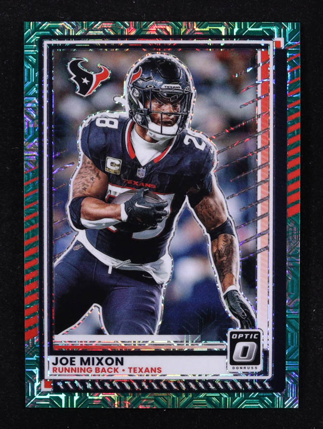 Joe Mixon 2025 Donruss Optic Dragon #130 #10/24 at PristineAuction.com Joe Mixon 2025 Donruss Optic Dragon #130 #10/24 at PristineAuction.com
