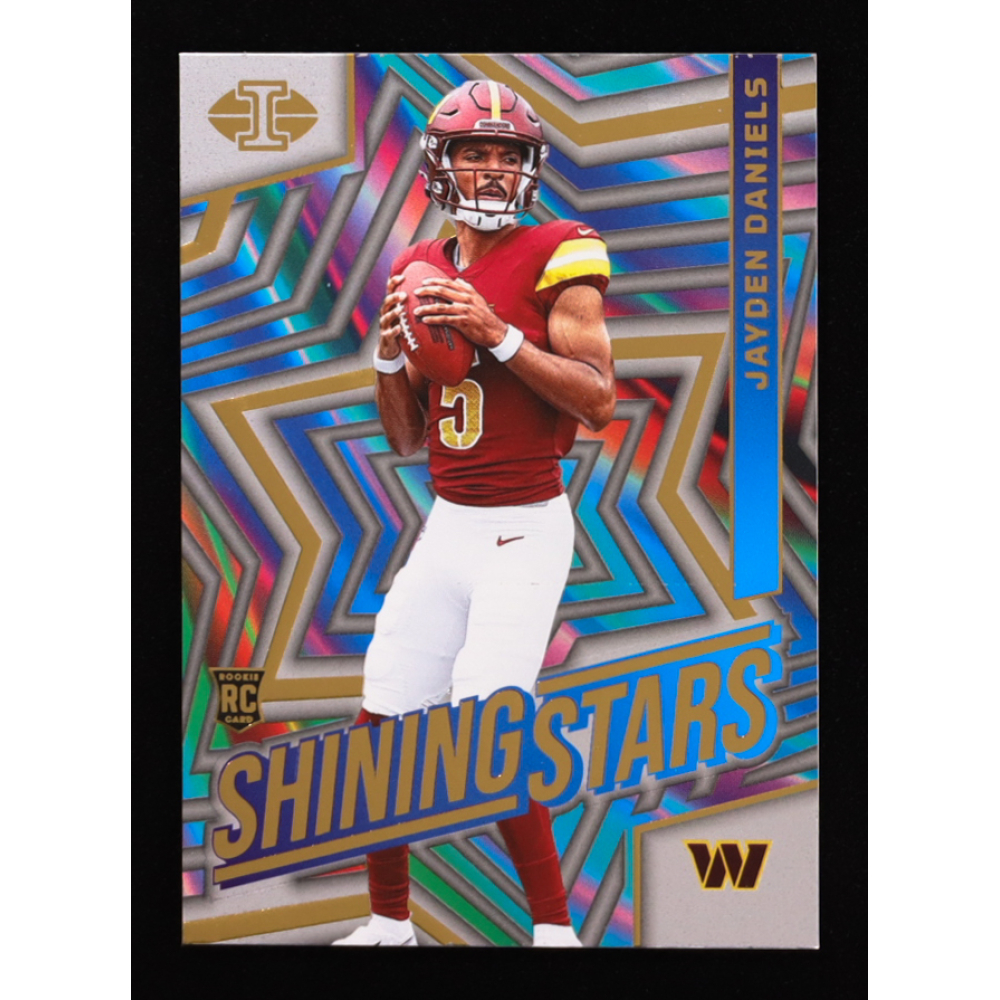 Jayden Daniels 2024 Panini Illusions Shining Stars #3 RC at PristineAuction.com