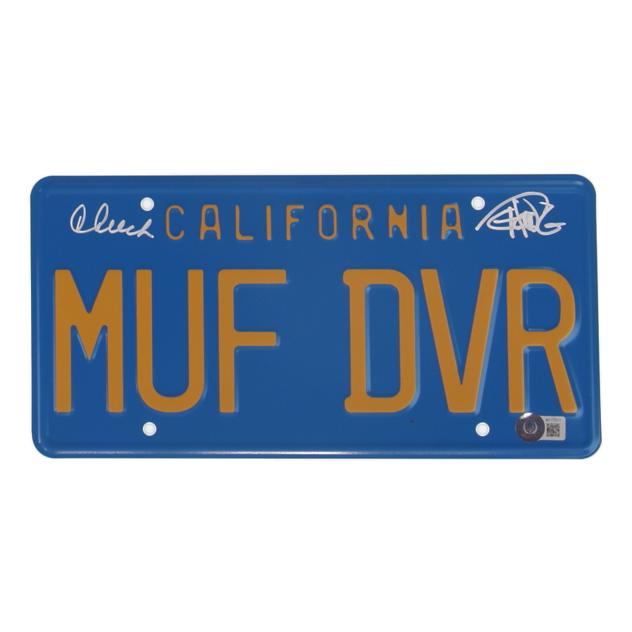 Cheech Marin & Tommy Chong Signed "Cheech & Chong's Up in Smoke" Vanity License Plate (Beckett) at PristineAuction.com Cheech Marin & Tommy Chong Signed "Cheech & Chong's Up in Smoke" Vanity License Plate (Beckett) at PristineAuction.com