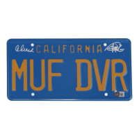 Cheech Marin & Tommy Chong Signed "Cheech & Chong's Up in Smoke" Vanity License Plate (Beckett) at PristineAuction.com