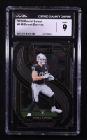 Brock Bowers 2024 Select #118 RC (CGC 9) at PristineAuction.com