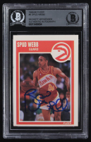 Spud Webb Signed 1989-90 Fleer #6 (BGS) at PristineAuction.com