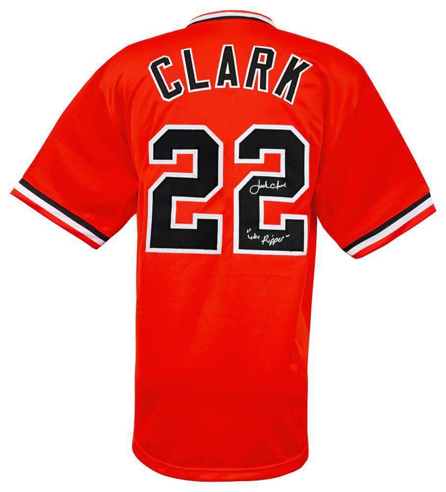 Jack Clark Signed Jersey Inscribed "Ripper" (Schwartz) at PristineAuction.com Jack Clark Signed Jersey Inscribed "Ripper" (Schwartz) at PristineAuction.com
