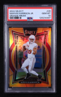 Marvin Harrison Jr. 2024 Select Prizm Orange #28 RC #44/49 (PSA 10) at PristineAuction.com