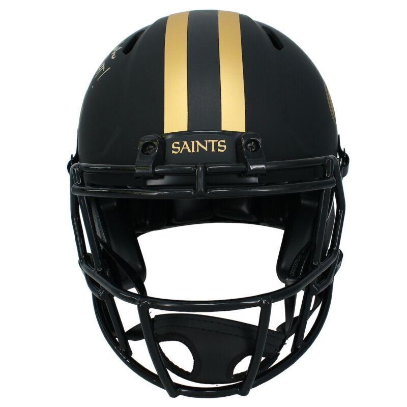 Rashid Shaheed Signed Saints Full-Size Authentic On-Field Eclipse Alternate Speed Helmet Inscribed "Who Dat" (Beckett) at PristineAuction.com Rashid Shaheed Signed Saints Full-Size Authentic On-Field Eclipse Alternate Speed Helmet Inscribed "Who Dat" (Beckett) at PristineAuction.com