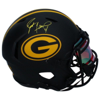 Brett Favre Signed Packers Full-Size Authentic On-Field Custom FSM Painted Speed Helmet (Beckett) at PristineAuction.com
