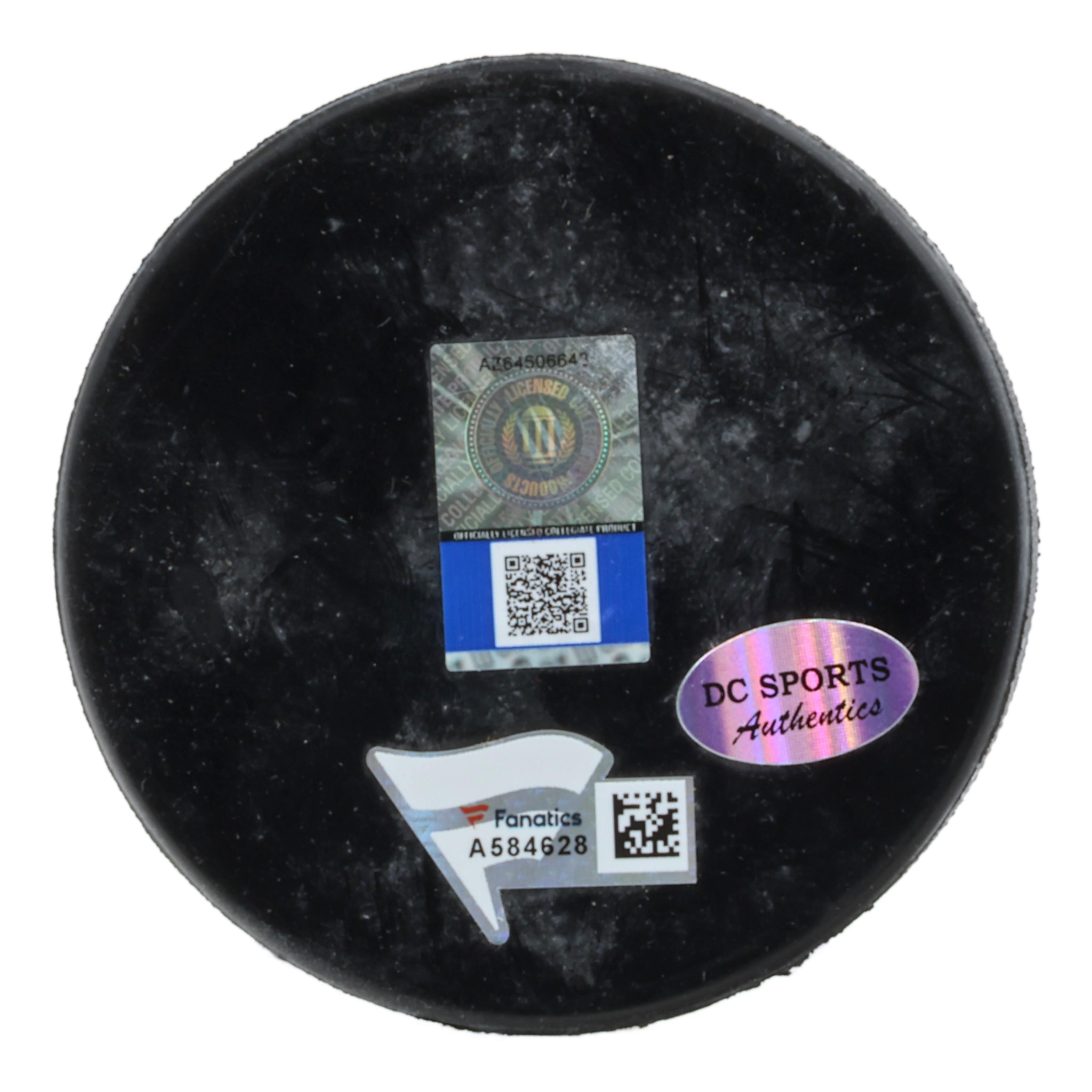 Dylan Larkin Signed Michigan Wolverines Logo Hockey Puck (Fanatics) at PristineAuction.com Dylan Larkin Signed Michigan Wolverines Logo Hockey Puck (Fanatics) at PristineAuction.com