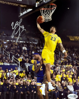 Yaxel Lendeborg Signed Michigan Wolverines 8x10 Photo (JSA) at PristineAuction.com