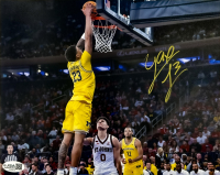 Yaxel Lendeborg Signed Michigan Wolverines 8x10 Photo (JSA) at PristineAuction.com