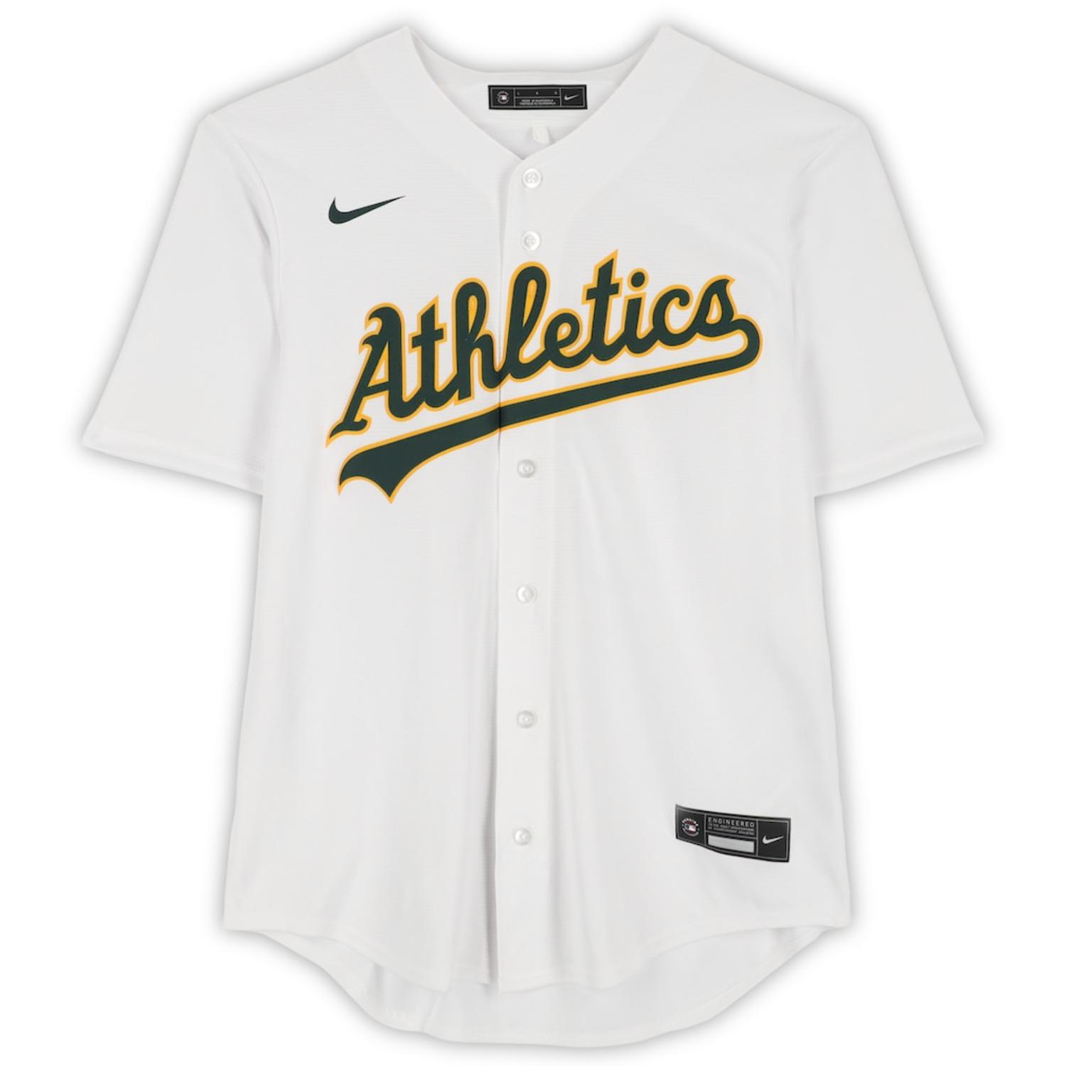 Nick Kurtz Signed Athletics Nike Authentic Jersey Inscribed "25 AL ROY" (Fanatics) at PristineAuction.com Nick Kurtz Signed Athletics Nike Authentic Jersey Inscribed "25 AL ROY" (Fanatics) at PristineAuction.com
