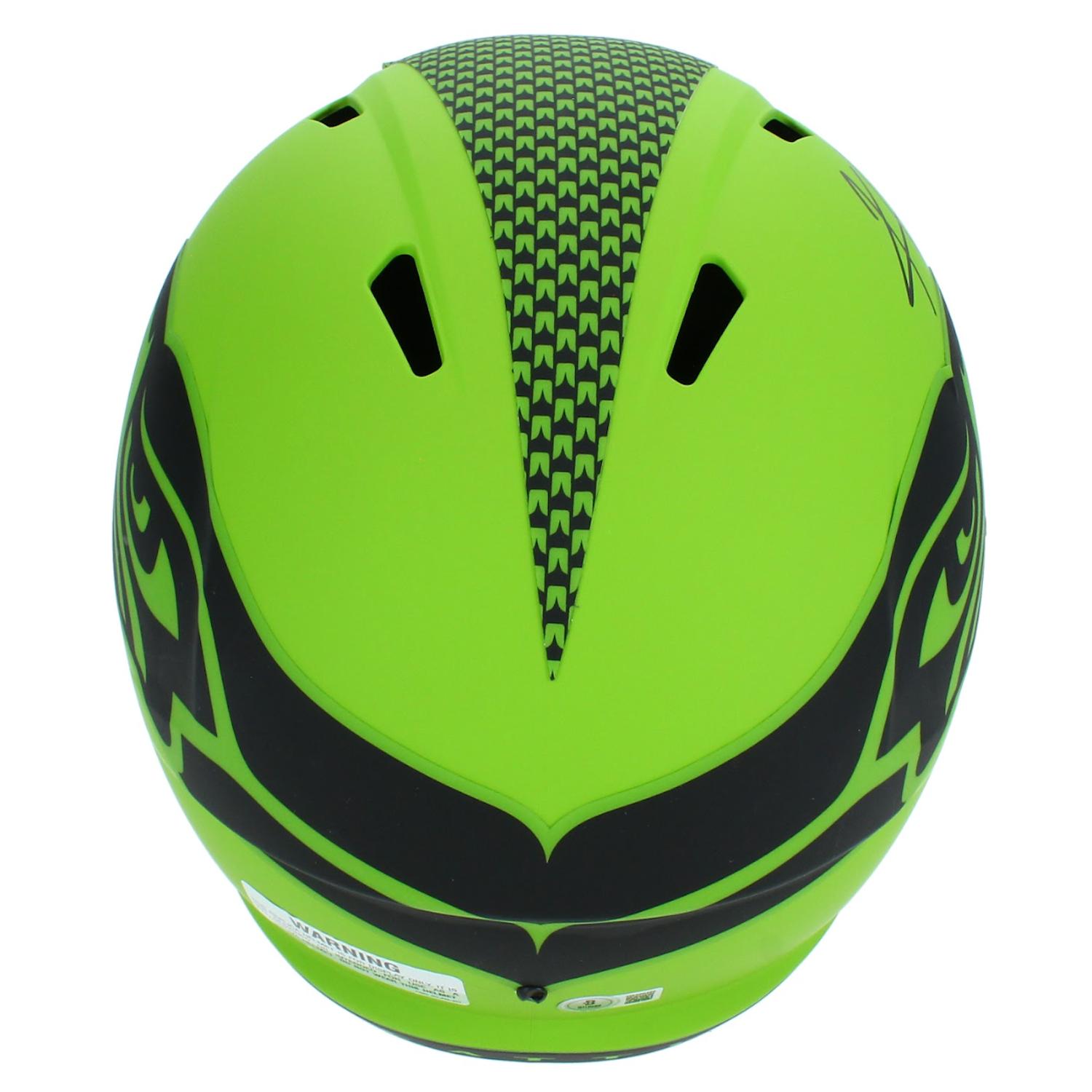 Kam Chancellor Signed Seahawks Full-Size Rave Alternate Speed Helmet (Beckett) at PristineAuction.com Kam Chancellor Signed Seahawks Full-Size Rave Alternate Speed Helmet (Beckett) at PristineAuction.com