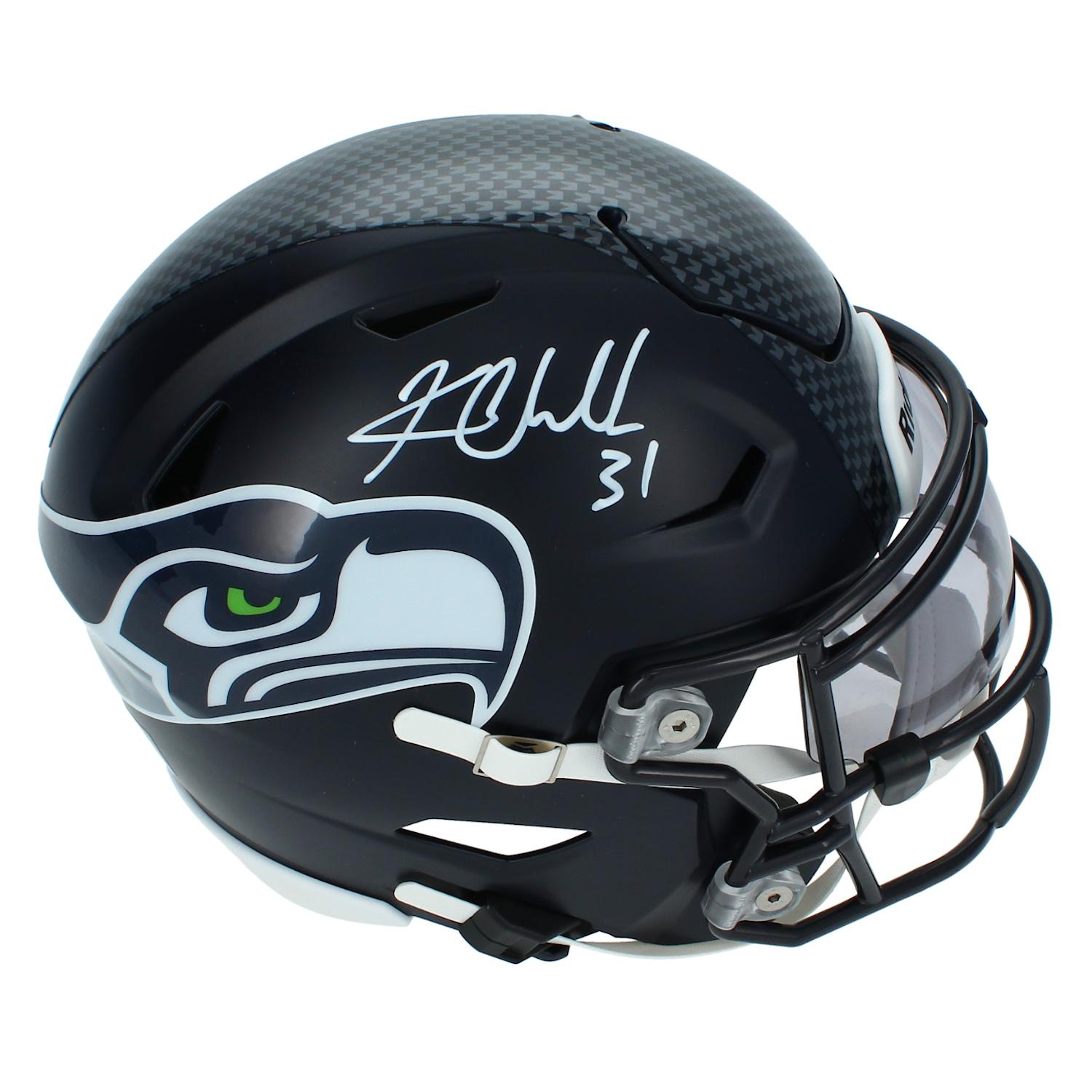 Kam Chancellor Signed Seahawks Mid-Size Speedflex Helmet (Beckett) at PristineAuction.com Kam Chancellor Signed Seahawks Mid-Size Speedflex Helmet (Beckett) at PristineAuction.com