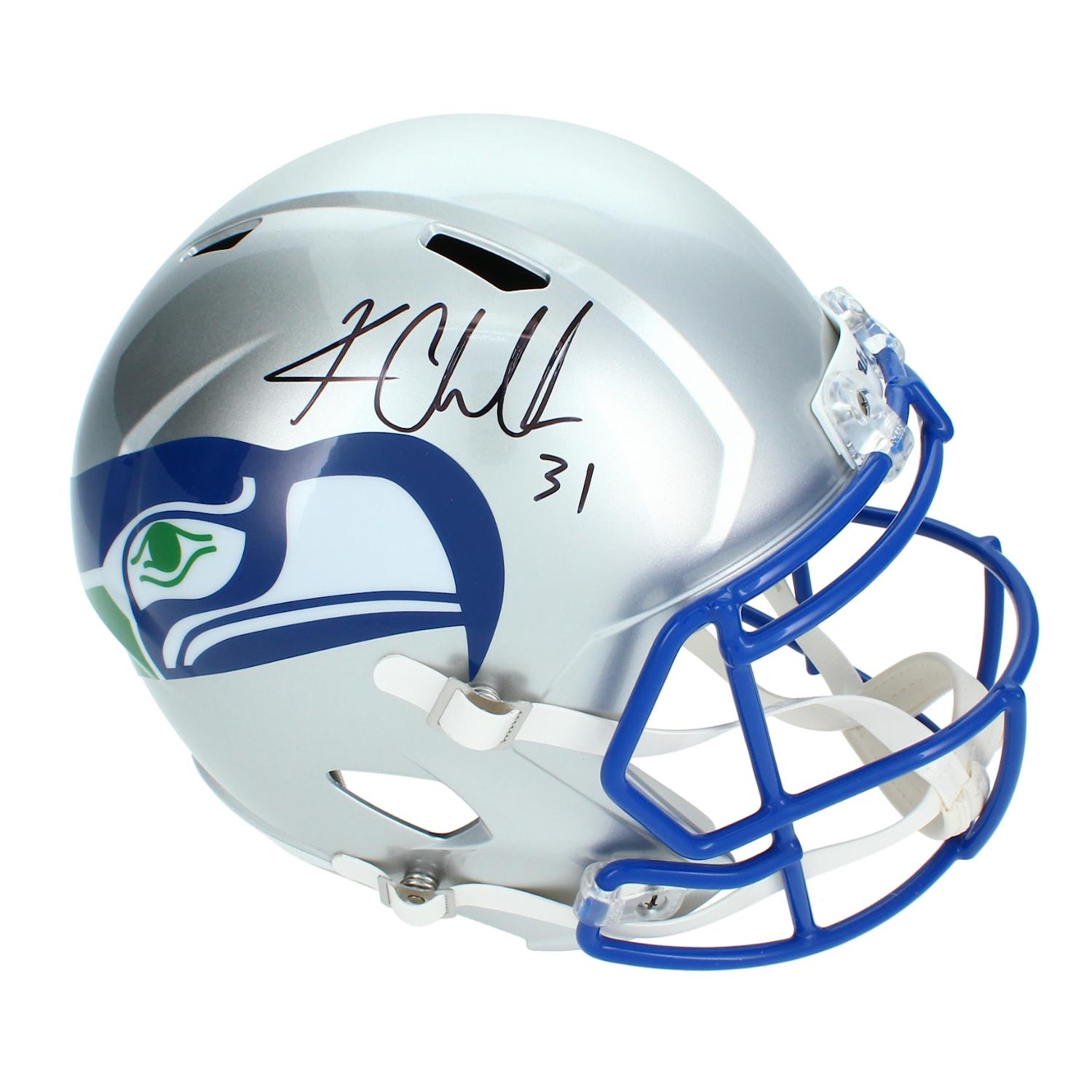 Kam Chancellor Signed Seahawks Full-Size Throwback Alternate Speed Helmet (Beckett) at PristineAuction.com Kam Chancellor Signed Seahawks Full-Size Throwback Alternate Speed Helmet (Beckett) at PristineAuction.com