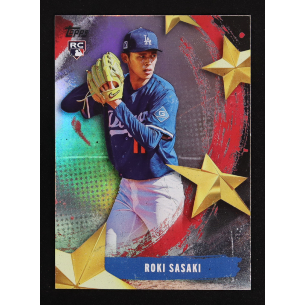 Roki Sasaki 2025 Topps Stars Of MLB #SMLB53 RC at PristineAuction.com
