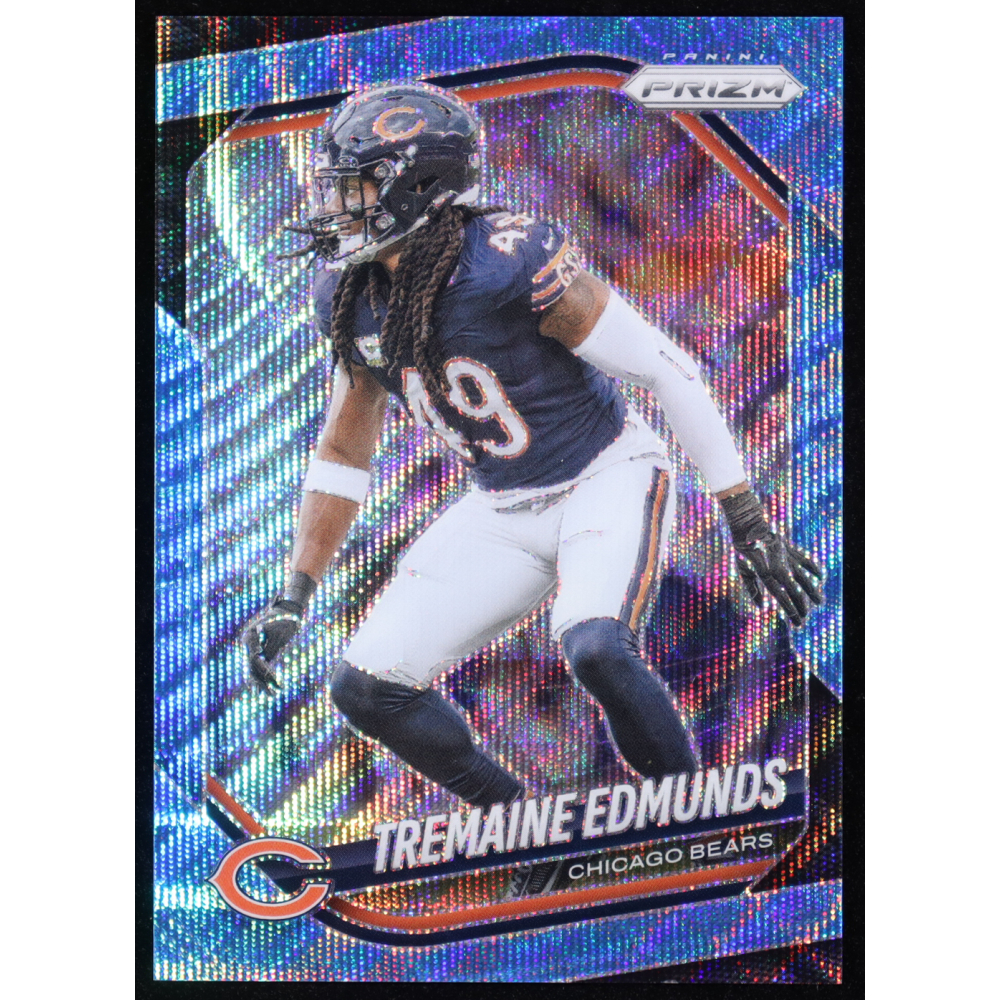 Tremaine Edmunds 2025 Panini Prizm Prizms Blue Wave #245 #142/230 at PristineAuction.com