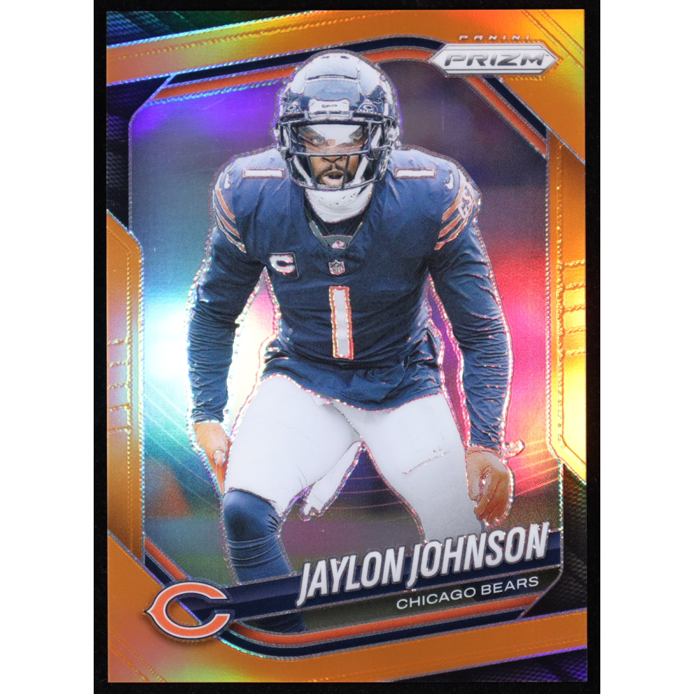 Jaylon Johnson 2025 Panini Prizm Prizms Orange #44 #136/249 at PristineAuction.com