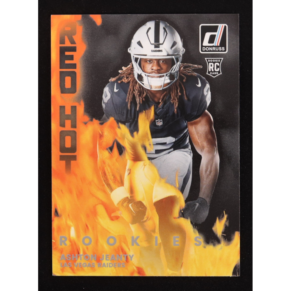 Ashton Jeanty 2025 Donruss Red Hot Rookies #8 RC at PristineAuction.com