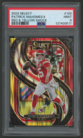 Patrick Mahomes 2024 Select Red & Yellow Shock #120 (PSA 9) at PristineAuction.com