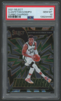 Giannis Antetokounmpo 2021 Select Turbocharged #7 (PSA 10) at PristineAuction.com