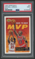 Michael Jordan 1992-93 Upper Deck #67 MVP (PSA 9) at PristineAuction.com
