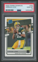 Jordan Love 2020 Donruss RR #304 RC (PSA 10) at PristineAuction.com