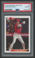 Shohei Ohtani 2020 Bowman Heritage #26 (PSA 10) at PristineAuction.com