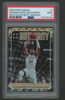 Giannis Antetokounmpo 2024 Photogenic With Authority Wedges #4 #10/49 (PSA 9) at PristineAuction.com