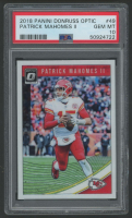 Patrick Mahomes II 2018 Donruss Optic #49 (PSA 10) at PristineAuction.com