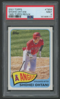 Shohei Ohtani 2021 Topps / 1965 #T654 (PSA 9) at PristineAuction.com