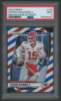 Patrick Mahomes II 2024 Panini Prizm Red White Blue #138 (PSA 9) at PristineAuction.com