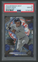 Aaron Judge 2023 Bowman's Best Refractor #2 (PSA 10) at PristineAuction.com