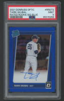 Tarik Skubal 2021 Donruss Optic RR Signature Blue #RRSTS #58/75 (PSA 9) at PristineAuction.com