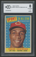 Frank Robinson 1958 Topps #484 AS (BCCG 8) at PristineAuction.com