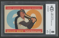 Willie Mays 1960 Topps All Star #564 (BCCG 8) at PristineAuction.com