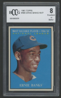 Ernie Banks 1961 Topps #485 MVP (BCCG 8) at PristineAuction.com