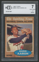 Hank Aaron 1962 Topps #394 AS (BCCG 7) at PristineAuction.com