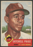Satchel Paige 1953 Topps #220 RC at PristineAuction.com