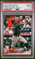 Ronald Acuna Jr. 2018 Topps Update Blue Jersey #US250 (PSA 9) at PristineAuction.com