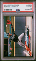 Ronald Acuna Jr. 2018 Topps Update #US252 RD (PSA 10) at PristineAuction.com
