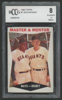 Willie Mays / Bill Rigney MG 1960 Topps / Master and Mentor #7 (BCCG 8) at PristineAuction.com