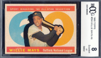 Willie Mays 1960 Topps All Star #564 (BCCG 8) at PristineAuction.com