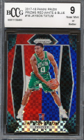 Jayson Tatum 2017-18 Panini Prizm Prizms Red White and Blue #16 (BCCG 9) at PristineAuction.com